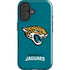 NFL Jacksonville Jaguars Teal Distressed iPhone 16 Impact Case